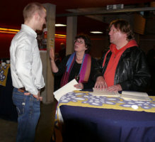 Initiatiefnemers: Annmarie Sauer en Fred Schywek (rechts) - (c) foto: Veera Seppion