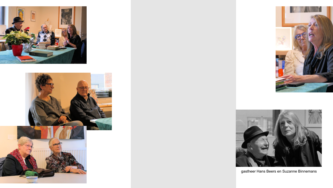gastheer Hans Beers en Suzanne Binnemans